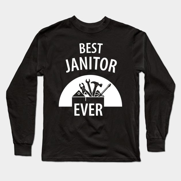 Caretaker Janitor Long Sleeve T-Shirt by Johnny_Sk3tch